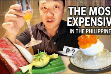 Eating at the MOST EXPENSIVE Restaurant in The Philippines | 12 Course TASTING MENU!