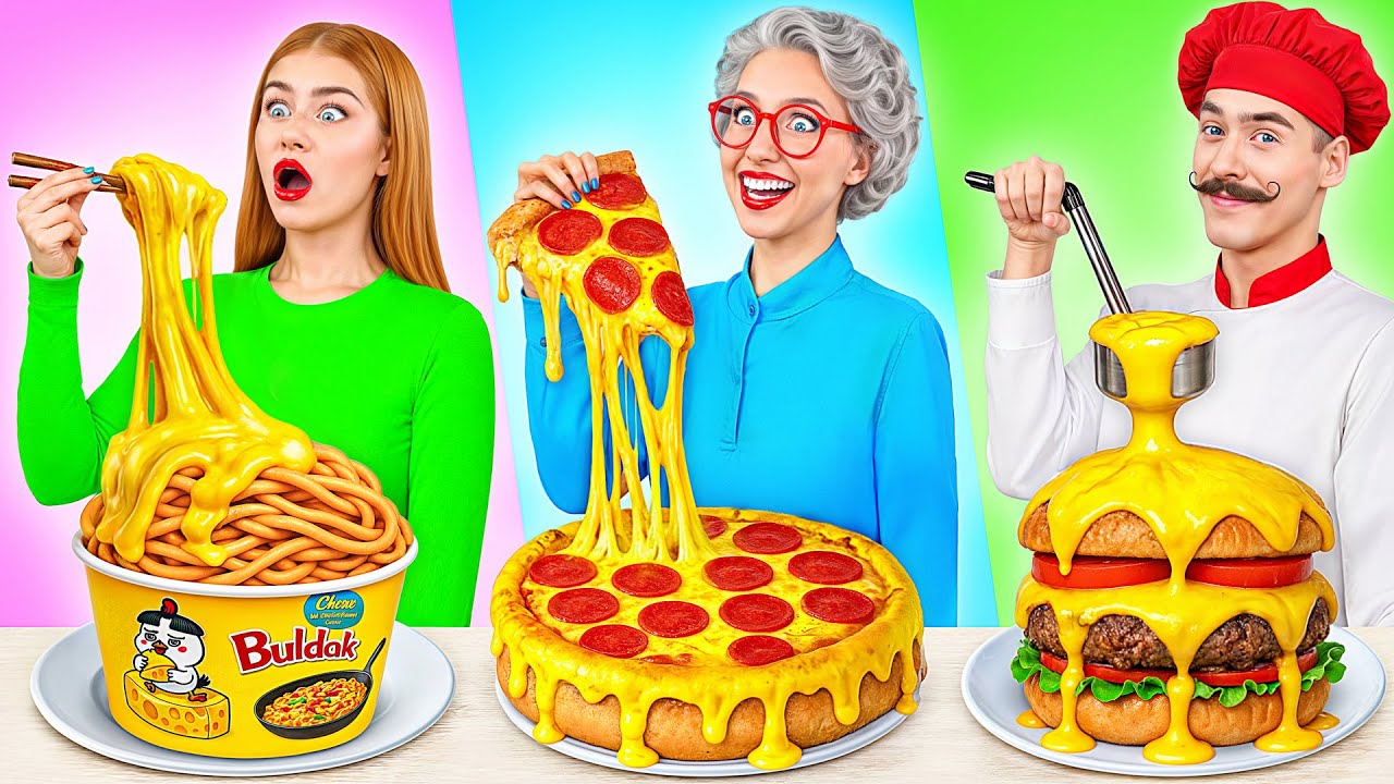 Me vs Grandma Cooking Challenge | Simple Kitchen Tricks by Multi DO Challenge Me vs Grandma Cooking Challenge | Simple Kitchen Tricks by Multi DO Challenge