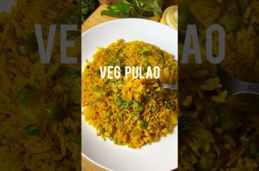 Veg pulao #recipe  #cooking #foodvlog  #shorts
