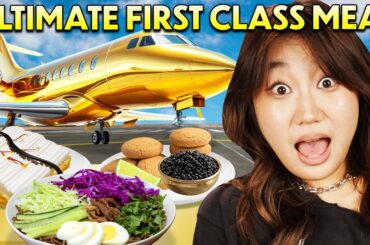 Trying & Rating The Best First Class Meals In The World!