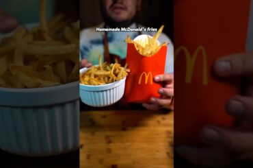 Homemade McDonald’s fries 🍟 from @BigEatsWorld #shorts