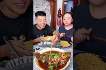 He wanted to eat noodles today. #food #funny