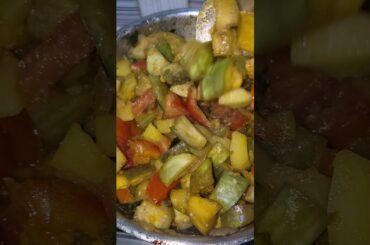 Today's lunch recipe vankaya aloo curry 👌#short #youtubeshorts #cooking #trending #viralreels #like