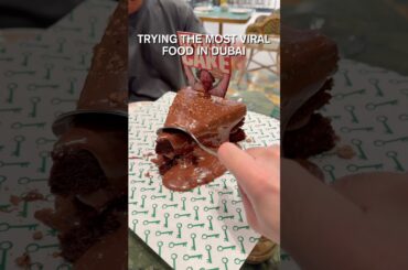 Trying VIRAL Dubai Food!! #food #dubai #foodie