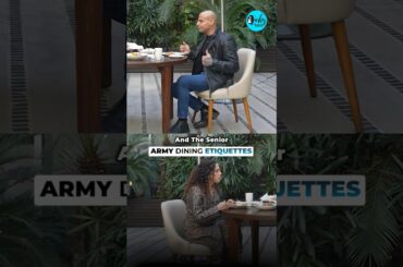 The Strict Dining Etiquette Of The Army, Explained By Shivender #shorts