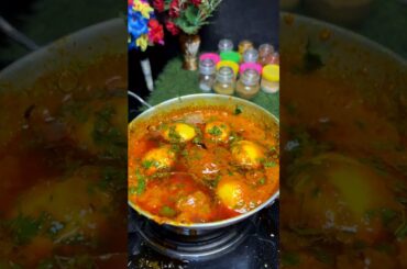 Egg Curry 🥚 more spicy 🌶️ #egg #eggcurry #shots #asmr #cooking