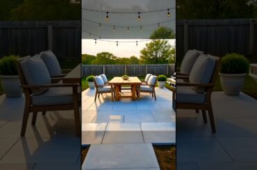 This Collapsed Patio Turned Into a Luxury Dining Space 😱 #satysfying #asmr #shorts