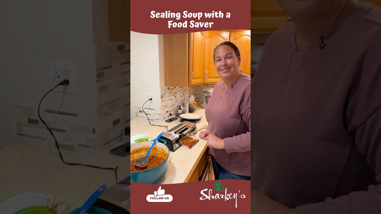 How to Vacuum Seal Soup with a Food Saver #mealprep #cooking How to Vacuum Seal Soup with a Food Saver #mealprep #cooking