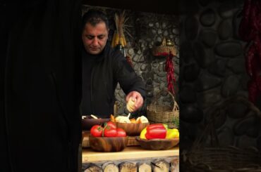 Delicious Beef Tenderloin Steak 🥩  with Buckwheat - ASMR Nature Cooking