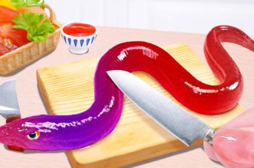 Hot Seafood 🐍 Eel Hot Pan Style with Red Chili Sauce 🌶️🔥 Deep Umami Taste💖Little Chef’s Table