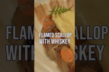Michelin Star Scallops Cooked Over Glenfiddich Whisky Barrels