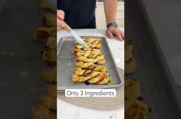 3 Ingredient Puff Pastry Appetizers #cooking