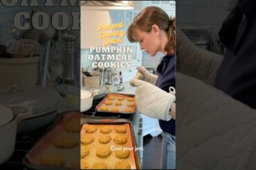 Pretend Cooking Show: Pumpkin Oatmeal Cookies