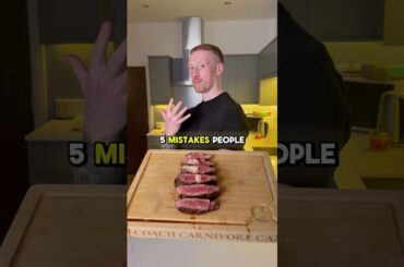 5 mistakes people make when cooking a steak 🥩 #steak #cooking #carnivore #meat #carnivorediet