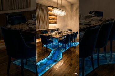 This Dining Table Is FLOATING Over a River 😳🔥#shorts #viral