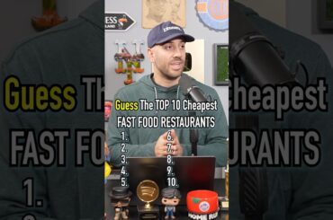 Top 10 CHEAPEST Fast Food Restaurants! #shorts #top10 #fastfood #restaurants #cheap