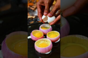 Onion Ring Egg Bulls Eye #cooking