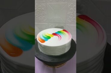 New cake decorating recipe dining #youtubeshorts #cakedesign #snscakes #cakedesign #cakedecoration