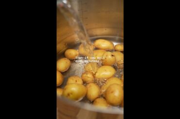 Smashed Potatoes with Green Goddess Dip