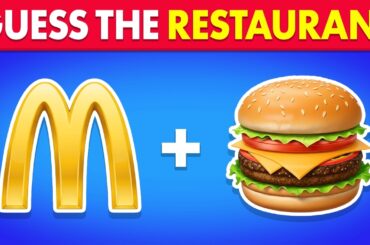 Guess the Fast Food Restaurant by Emoji? 🍔🍟 Quiz Blitz