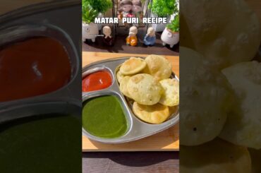 Matar ki puri #shorts #recipe #matarpuri #puri #trending #viral #shortsfeed #cooking #easyrecipe
