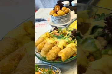 Colorful, rich and appetizing Lebanese Food Table: Habib Beirut