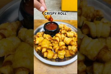 Trending Crispy Aloo Roll #shorts #crispy #snacks #potato #food #recipe #cooking #viral