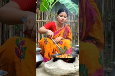 Fried fish in a clay oven in rural Bangladesh | #shorts #cooking #recipe #FishFry #VillageCooking