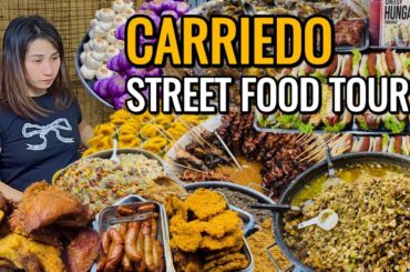 Philippines Food Tour! AMAZING Filipino Street Food in CARRIEDO Street, Quiapo, Manila 🇵🇭