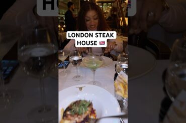 LONDON STEAK 🥩 HOUSE 🇬🇧 #familytime #england #restaurantinlondon