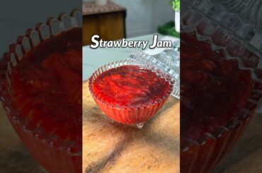 Strawberry Jam Recipe #strawberry #recipe #shorts