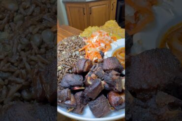 Haitian Food 🇭🇹 diri Djondjon #food #haitiancuisine #cooking #supportsmallbusiness #smallbusiness