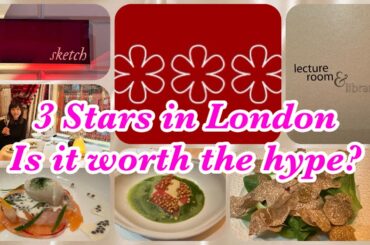 Experiencing luxury solo fine dining @ SKETCH Lecture Room & Library in London, 3 Michelin Stars.