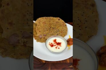 Rajasthani Besan Pyaz Ka Paratha ASMR#cooking #tinglefeast #paratha #viralreels