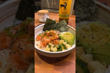 Miso Salmon Sushi Bowl - healthy and easy  #cooking #cookingrecipes