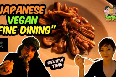 🌱Fine Dining Japanese Restaurant: Cofu Chinatown Review 🍶✨ | VEGAN | VEGANTWOSOME