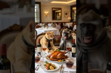 Fine dining at a luxury restauran