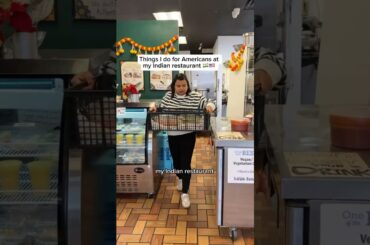 Things I do for Americans at our restaurant