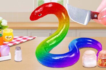 Best Tasty Food 🐍 Golden Fried Eel Pieces 🍤🔥 Crispy Outside Juicy Inside💖Little Chef’s Table