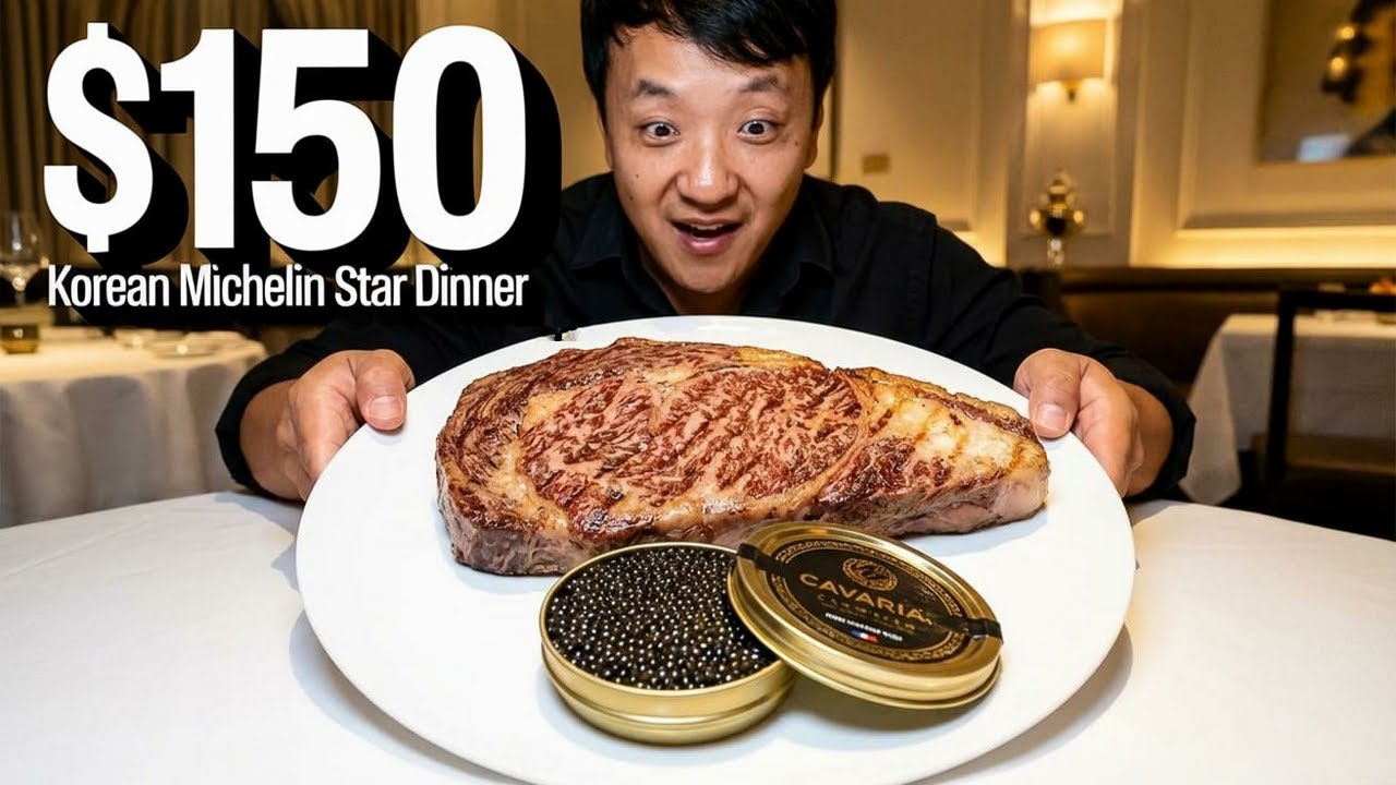$150 Korean MICHELIN STAR Dinner in New York City | 7 Course TASTING MENU Feast $150 Korean MICHELIN STAR Dinner in New York City | 7 Course TASTING MENU Feast