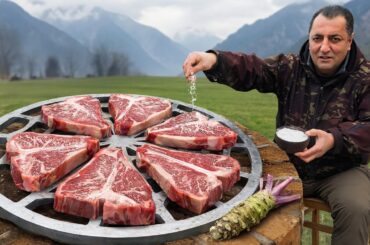 The Hottest Wasabi T-Bone Steaks Finished In Yakiniku Sauce!