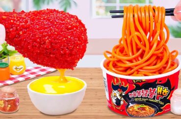 Best Combo 🍜🐔 Spicy Chicken Noodles with Rich Sauce 🌶️🔥 Savory and Filling🍜 Little Chef’s Table