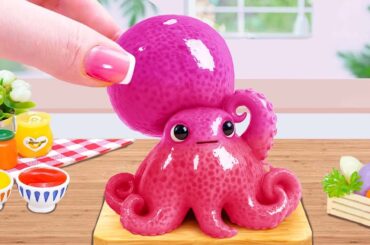 Best Food 🐙 Sweet and Spicy Octopus with Thick Sauce 🌶️🔥 Perfect Flavor Balance🔥Little Chef’s Table