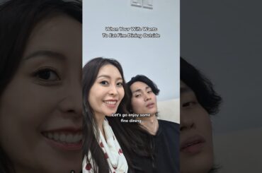 When she wants fine dining