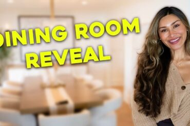 My Dining Room Reveal!!! Fully Furnished I Before and After
