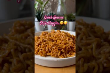 Quick korean Style Maggie #recipe #maggie #foodpassion #quickrecipe #vibingwithpoonam #cooking