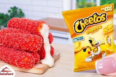 😍 So Cheesy Mini Mac n’ Cheetos Recipe | ASMR Cooking Mini Food