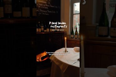 7 London neighbourhood restaurants well worth the detour from central 🍽️ #london