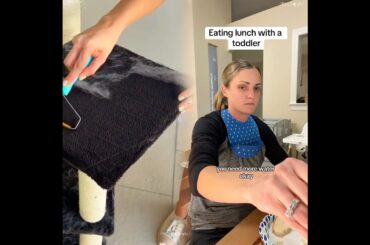 Dining alone vs dining with a toddler#momsoftiktok #foryou#mom#kids#toddlers#teacher#school