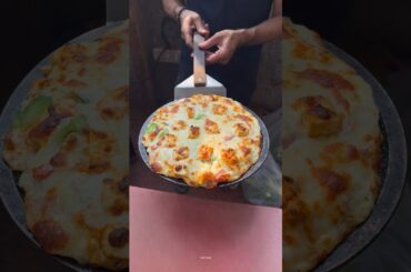 Mumbai Super Slim Paneer Cheese Slice Veg Pizza | Indian Street Food | #shorts #shortvideo #short